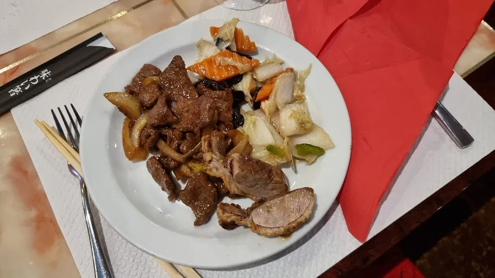 Beef & Duck With Vegetables Beouf Et Canard Avec Legumes