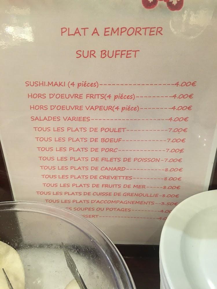 Restaurant Le Panda - Menu Image 1